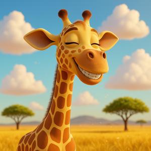 4-Jerapah tinggi, menjulang ke langit