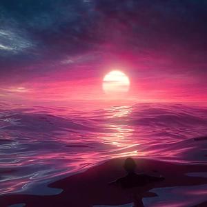 紫色海边 purple sea