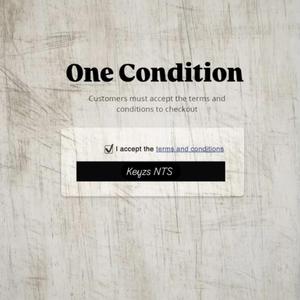 Keyzs NTS - one condition