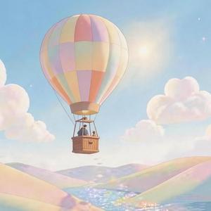 今天去哪里（坐热气球）