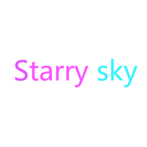 Starry sky