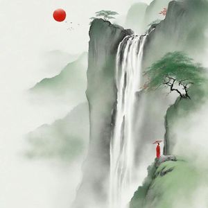 望庐山瀑布