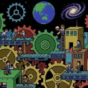 꾸역꾸역 (A World Grinding On) by JD