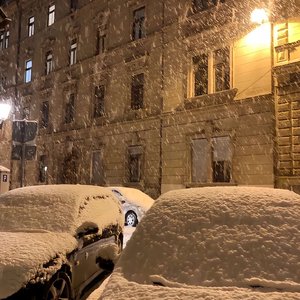 雪中漫步