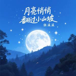 月亮悄悄翻过小山坡