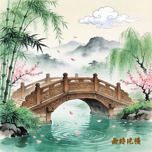 画桥风慢