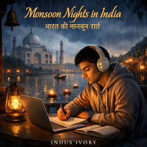 Temple Courtyard Study (मंदिर के आंगन में पढ़ाई)