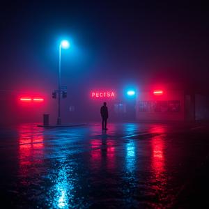 夜の街角で