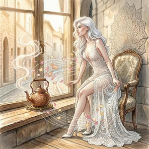 A Silver Spoon on the Wood