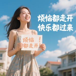 烦恼都走开，快乐都过来