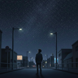 星がまだ残っていた夜