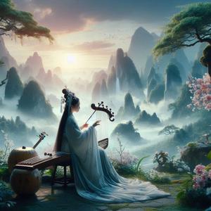 月下聽松 Listening to Pines Beneath the Moon