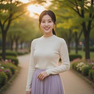 꽃길을 걷는 중