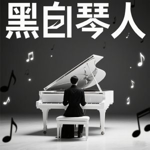 黑白琴人