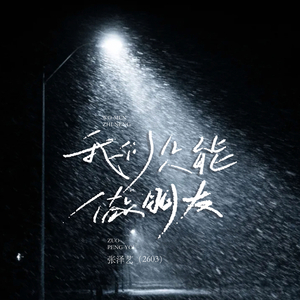 我们只能做朋友