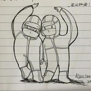 白衣天使，加油