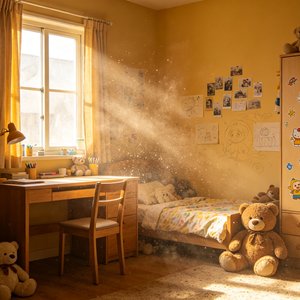 儿时房间的怀念