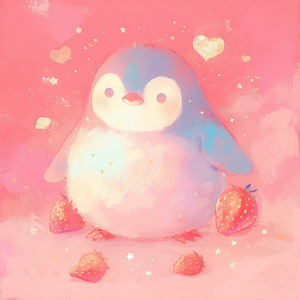 Dreaming baby penguin