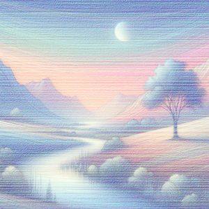 He Basks in the Tranquil Aura