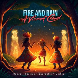 Fire and Rain (A Vibrant Crowd)