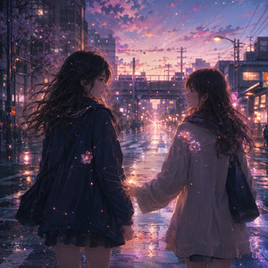 涙の跡に咲く光