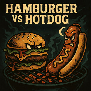 Hamburger vs Hotdog