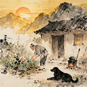 一人一狗一个家