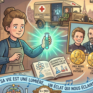 Marie Curie : la lumière du Ra-dium