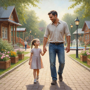 Я люблю тебя Доченька моя