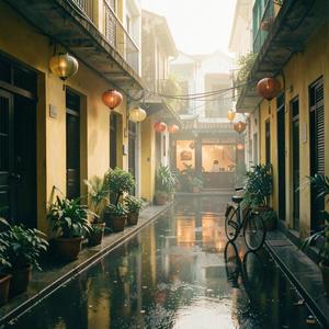 mưa đường phố