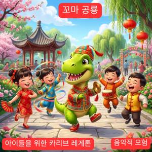 꼬마 공룡 | 아이들을 위한 카리브 레게톤