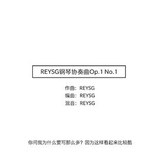 REYSG 钢琴协奏曲Op.1 No.1 第二乐章 Grave