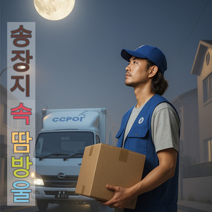 송장지 속 땀방울