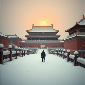 北京初雪寄相思