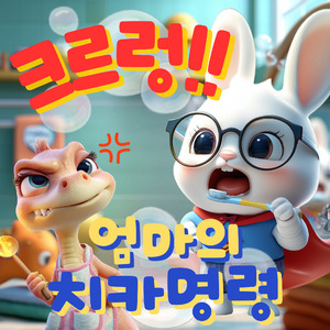크르렁!! 엄마의 치카명령