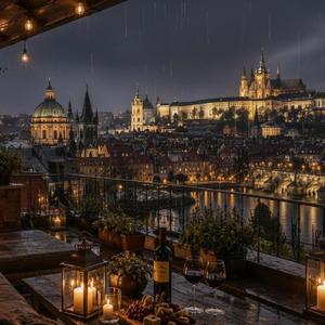 Rain in Prague