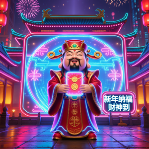 新年纳福财神到