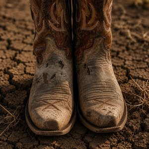 Boots in the mud