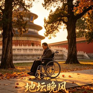地坛晚风