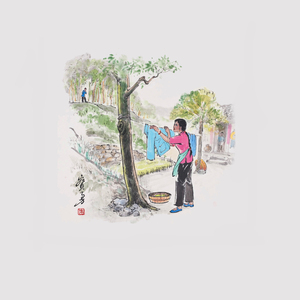 晾衣裳（四川阆中民歌）