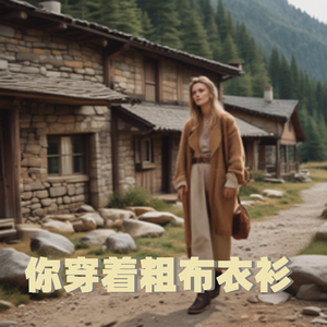 你穿着粗布衣衫