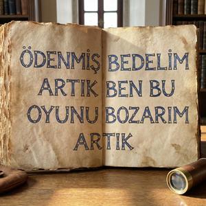 ödenmiş bedelim artık ben bu oyunu bozarım artık