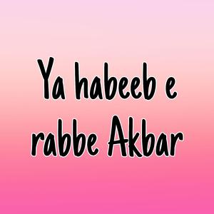 Ya habeeb e rabbe Akbar