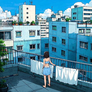 “我想在这多停留一会儿，因为风里还有你的气息。”Lofi and mellow beat