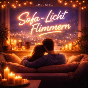 Sofa -Licht-Flimmern