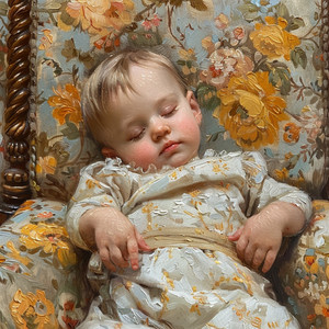 Abrazo De Peonía Para El Sueño Del Bebé