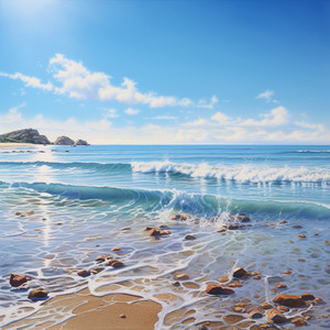 Olas Zen De Felicidad Serena