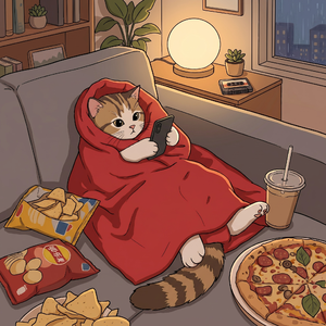 lazy cat