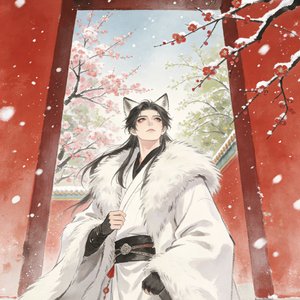 雪落，轻烟，念一人