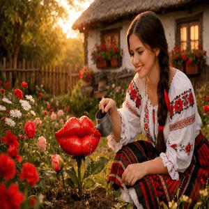 La mandruta in gradina (Mandra mea cu buze dulci)